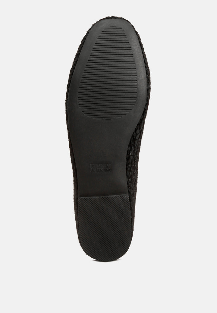 women ziggy flat bow ballerina#color_black