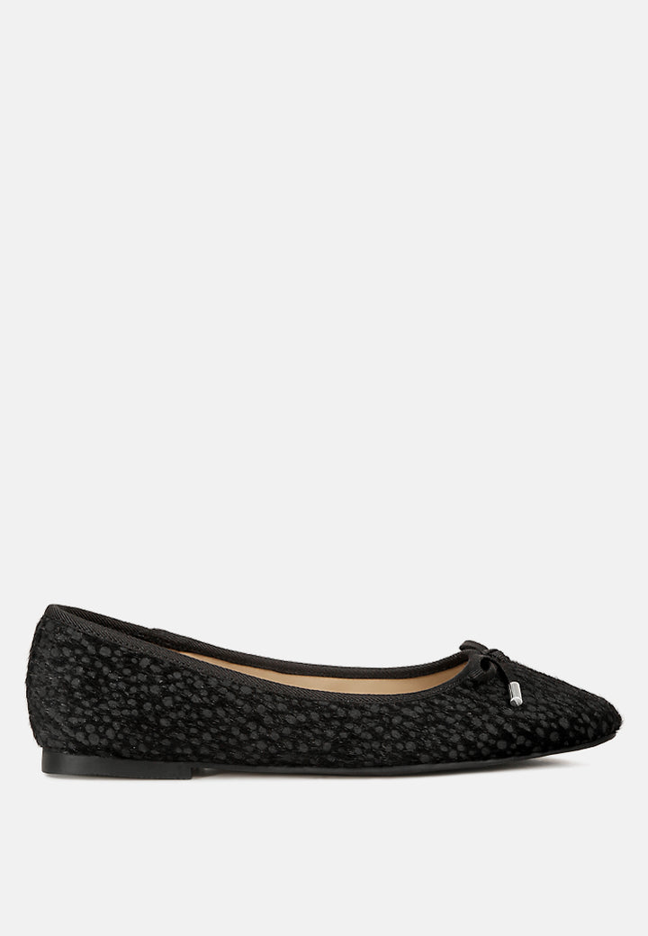 women ziggy flat bow ballerina#color_black