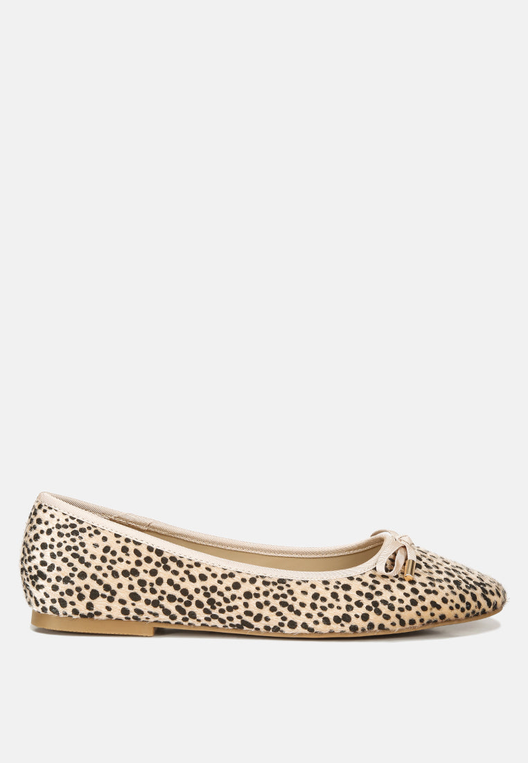 women ziggy flat bow ballerina#color_leopard