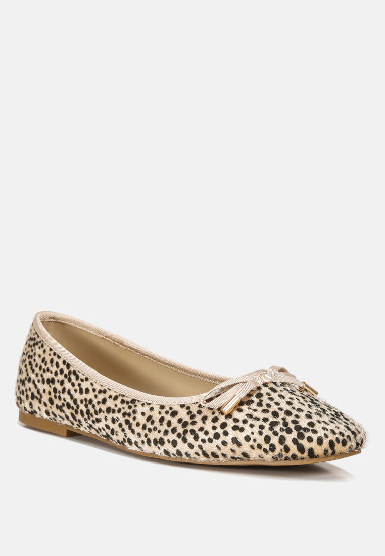 women ziggy flat bow ballerina#color_leopard