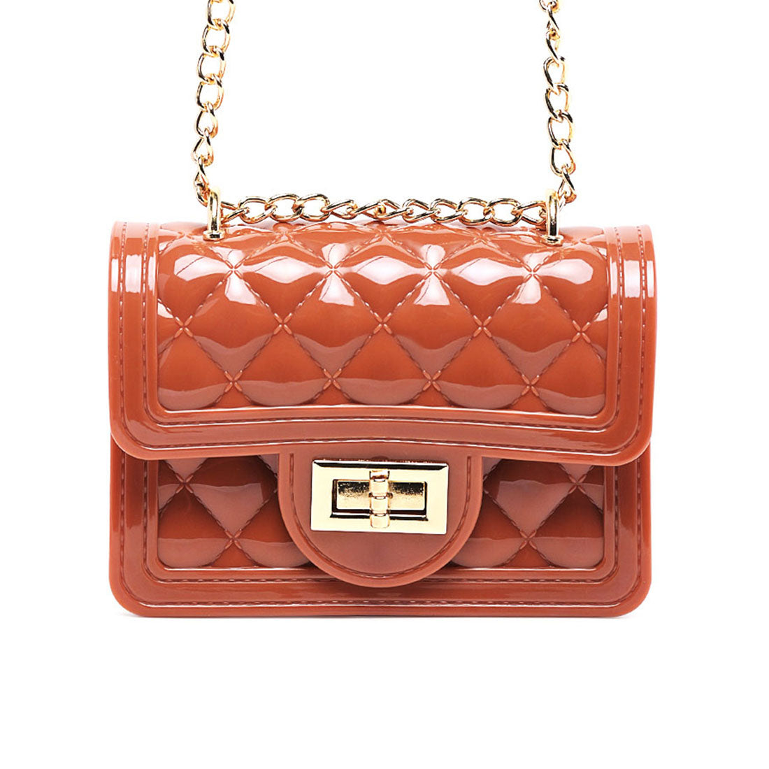 Coral Quilted Sling Bag - Coral