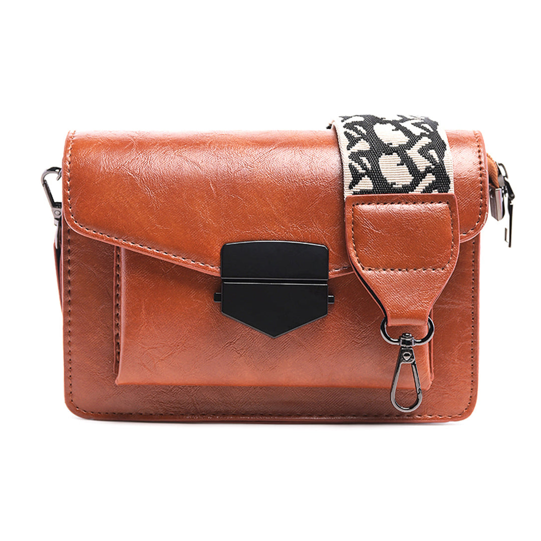 Tan Crossbody Sling Bag - One Size