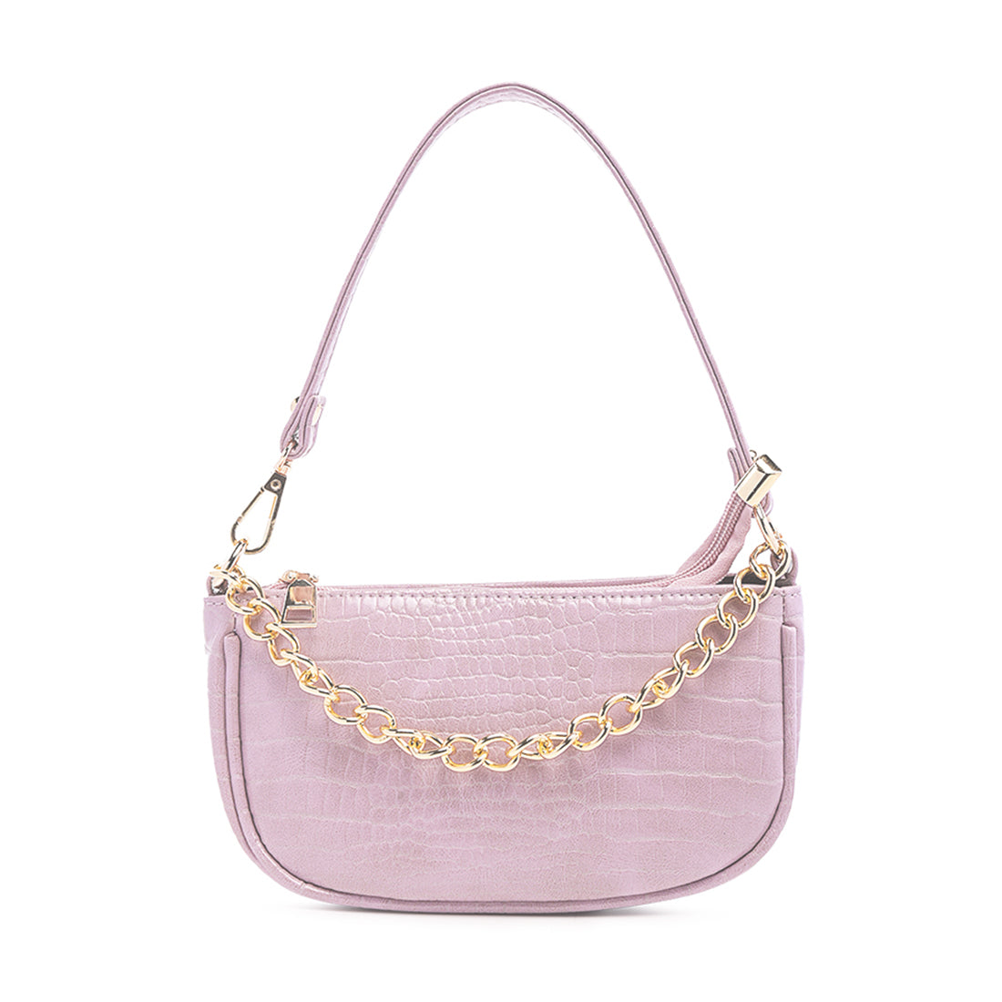 Croc Sling Bag in Lilac