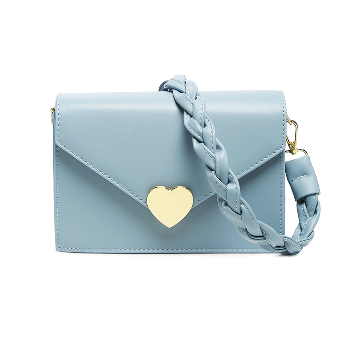 Blue Envelope Sling Bag - One Size