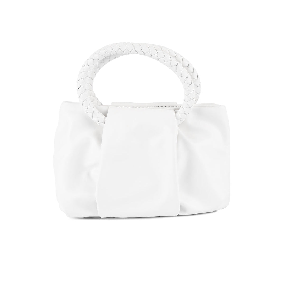 White Soft Handbag