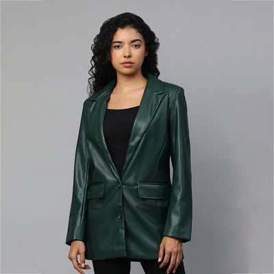 green ladies oversized blazer#color_green