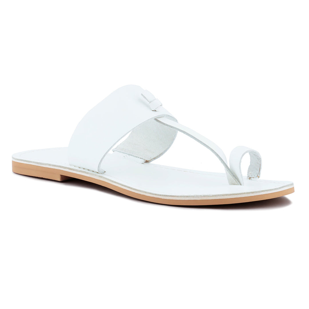 leona thong flat sandals#color_white