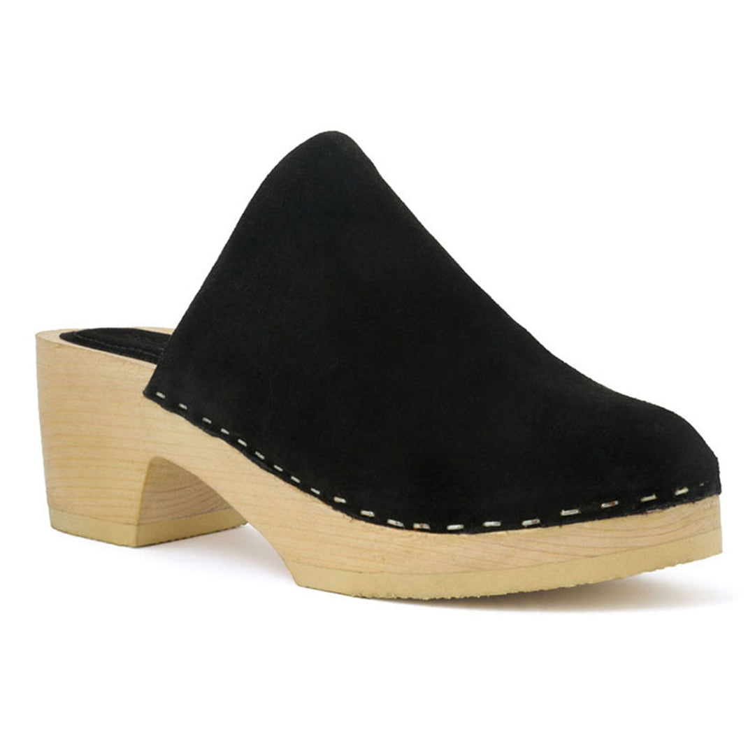 darcie suede clogs#color_black