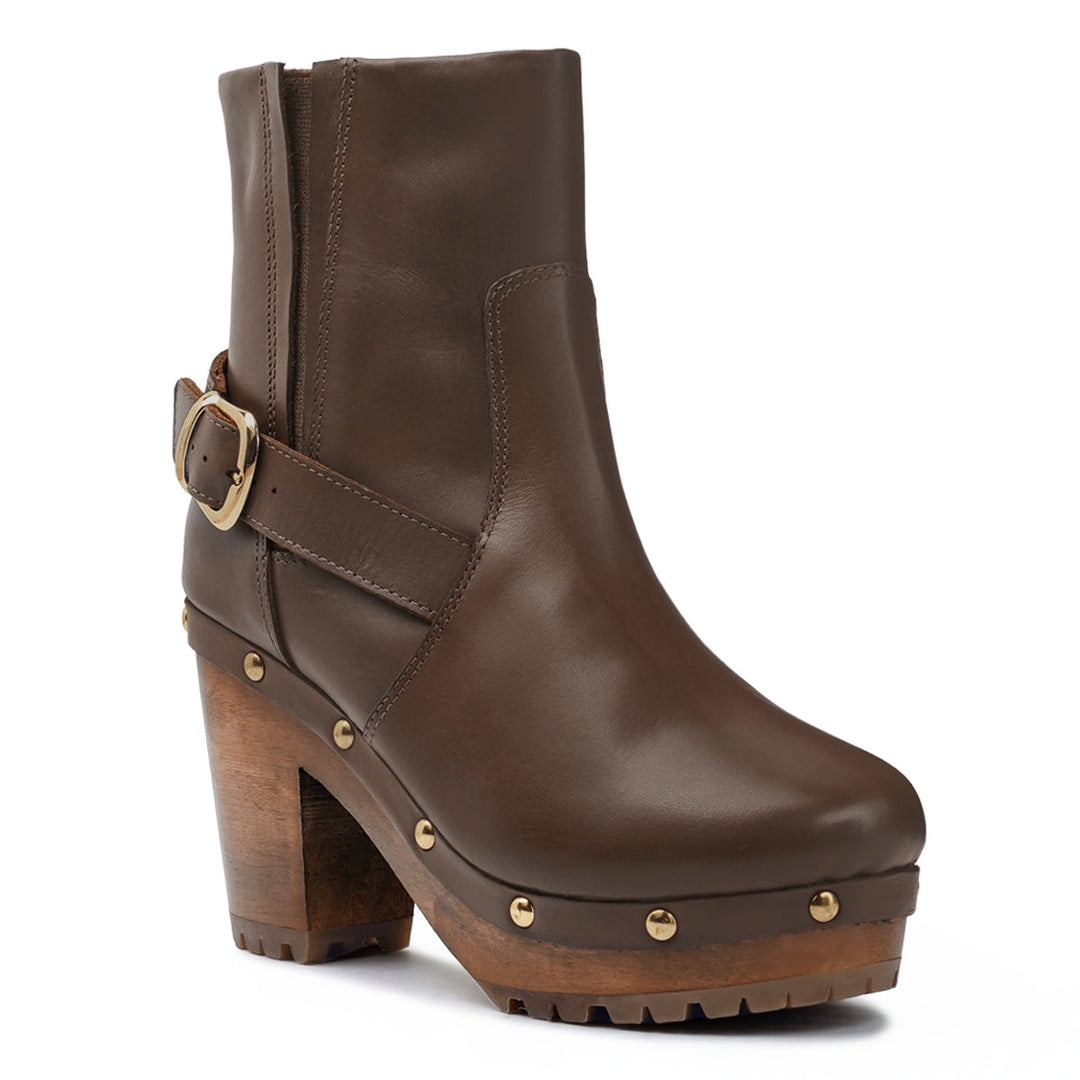 handcrafted leather ankle boots#color_brown