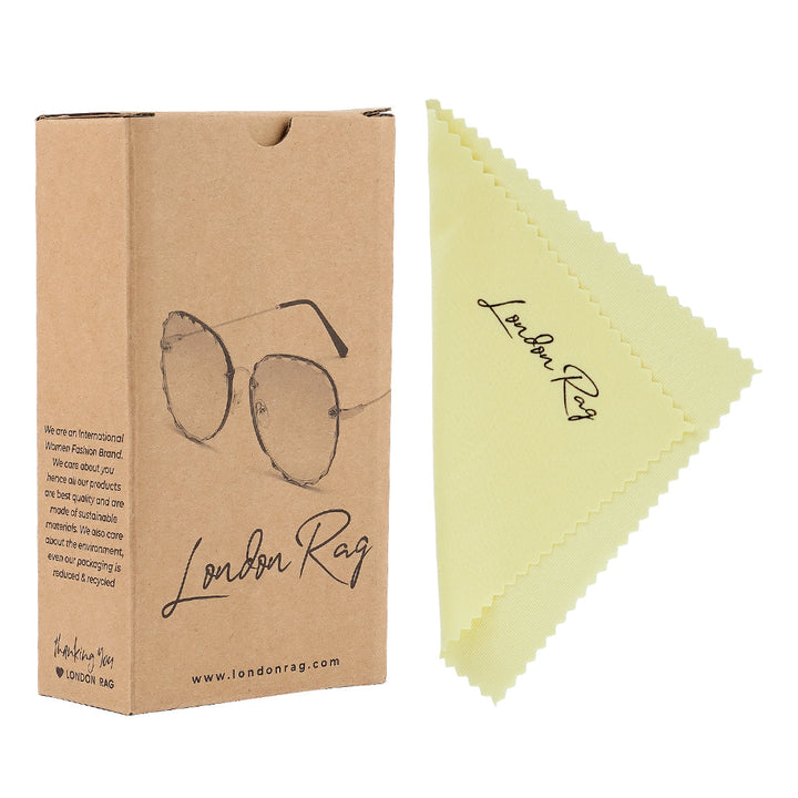 Thin Rim Rhombus Sunglasses In Purple