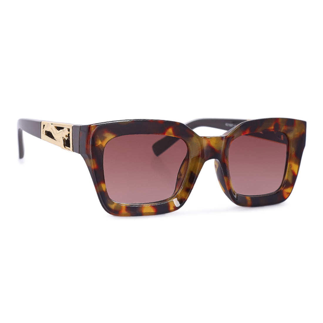 thick frame sunglasses#color_brown