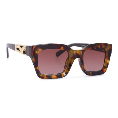 thick frame sunglasses#color_brown