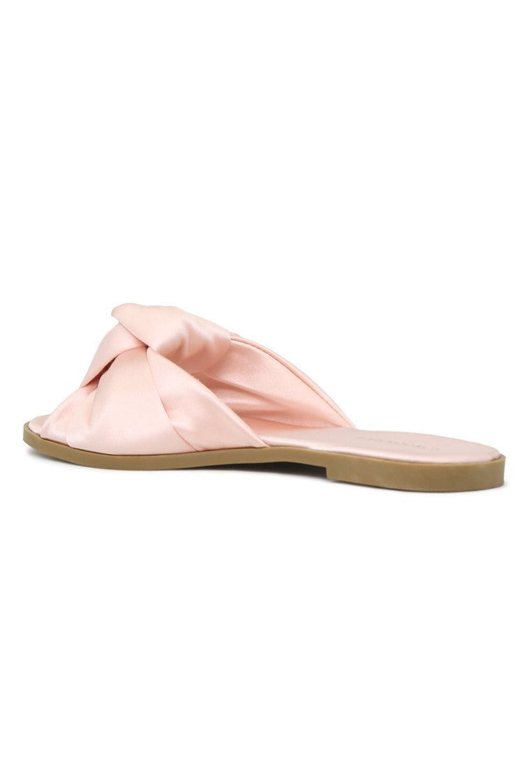 Blush Flat Sandals - Pink