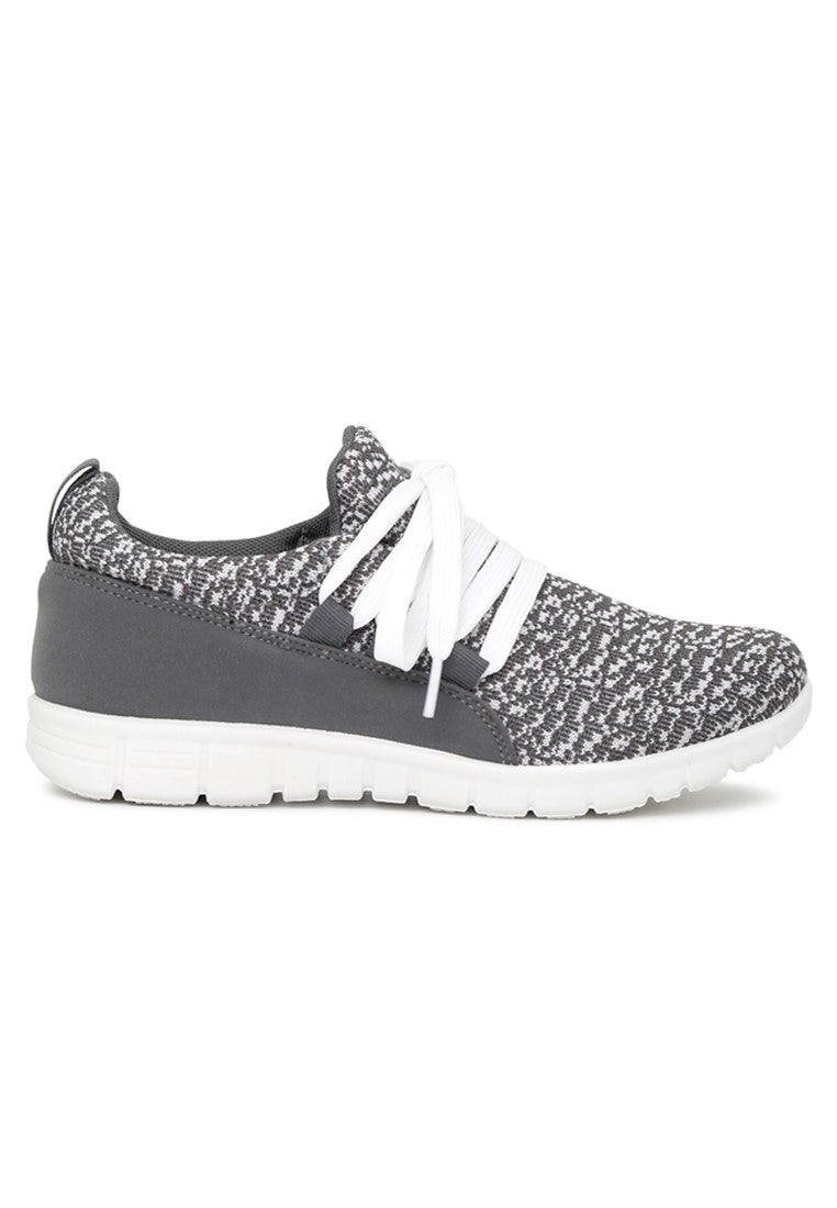 Shirley Grey Sport Shoes - Grey