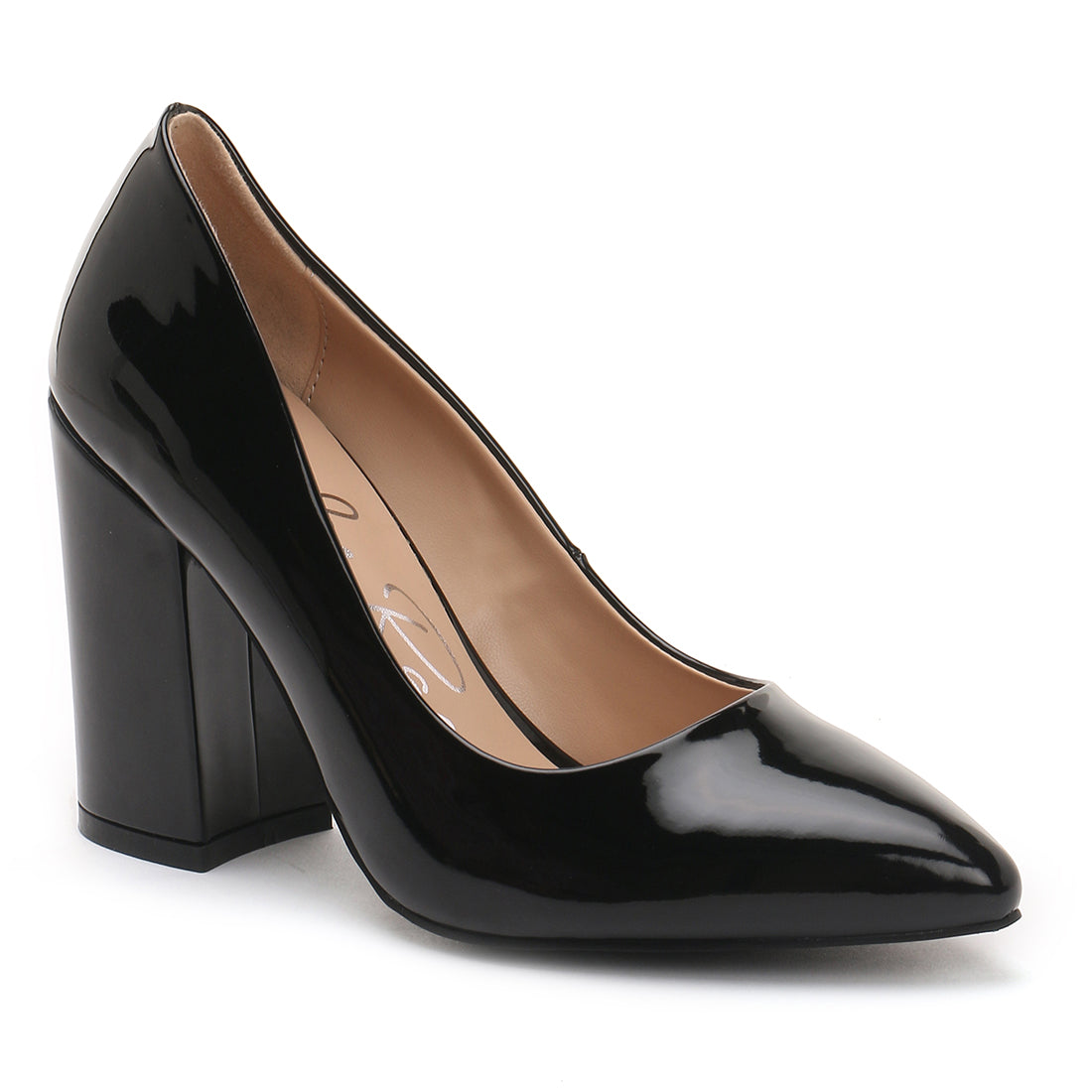 Buy Latest Block Heeled Formal Pumps In Black In India Londonrag.In