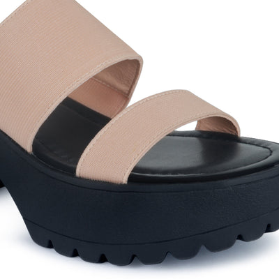 Slip-On Platform Sandal - Blush