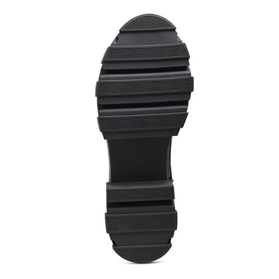 Black Patent PU Chunky Chelsea Boot - UK6