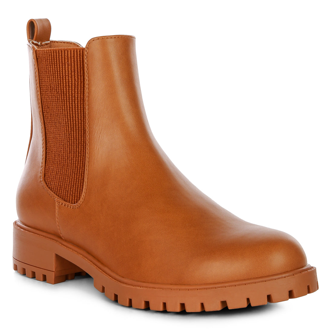 Tan Chelsea Styled Ankle Boot