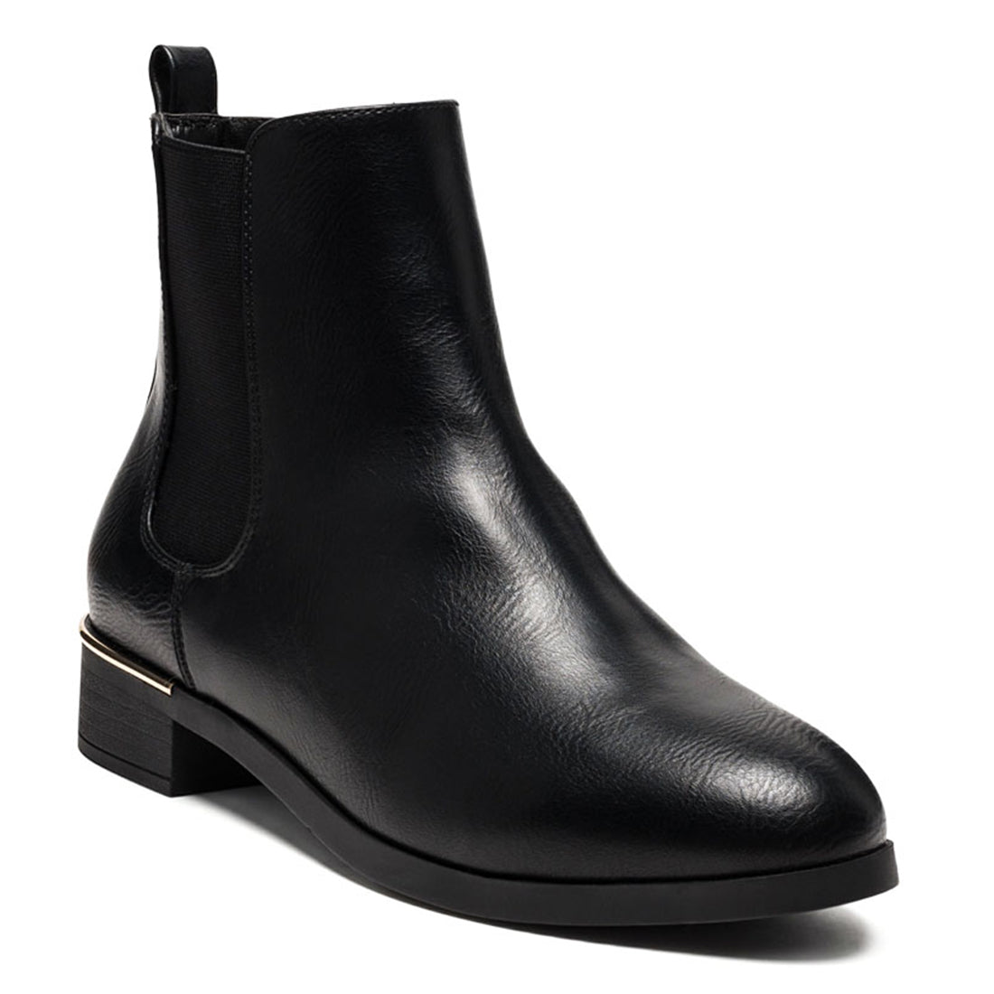 Winter Basic Ankle Boots in Black