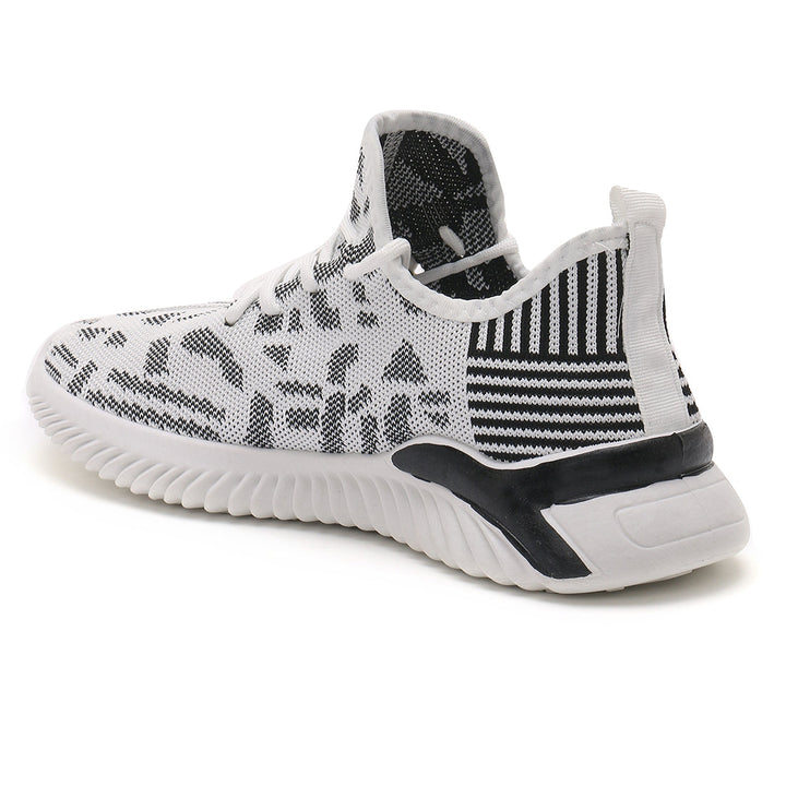 Men's Grey Knit Slip On Trainers