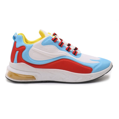 Color Block Air Cushion Running Sneakers in Multicolor