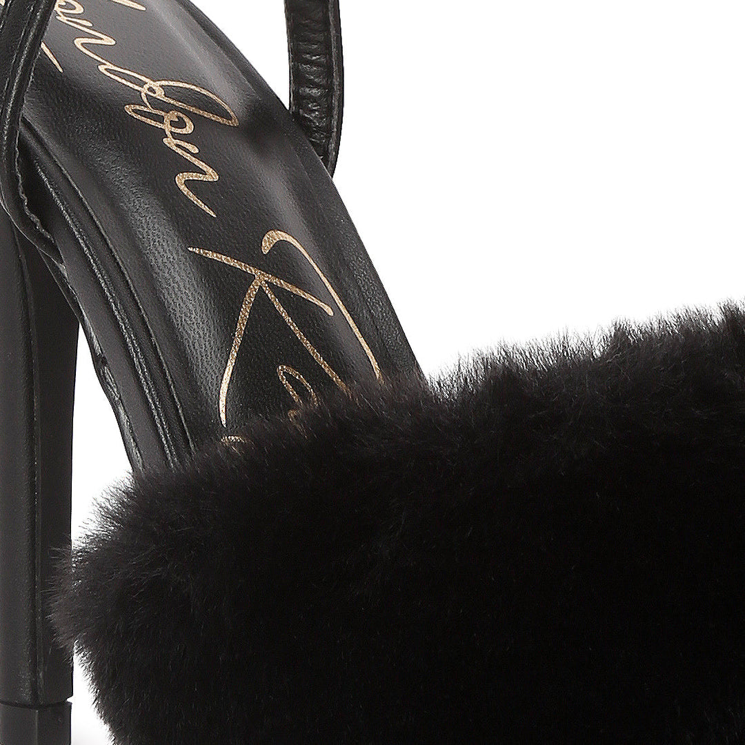 tarantino pin buckle mid heel sandals#color_black