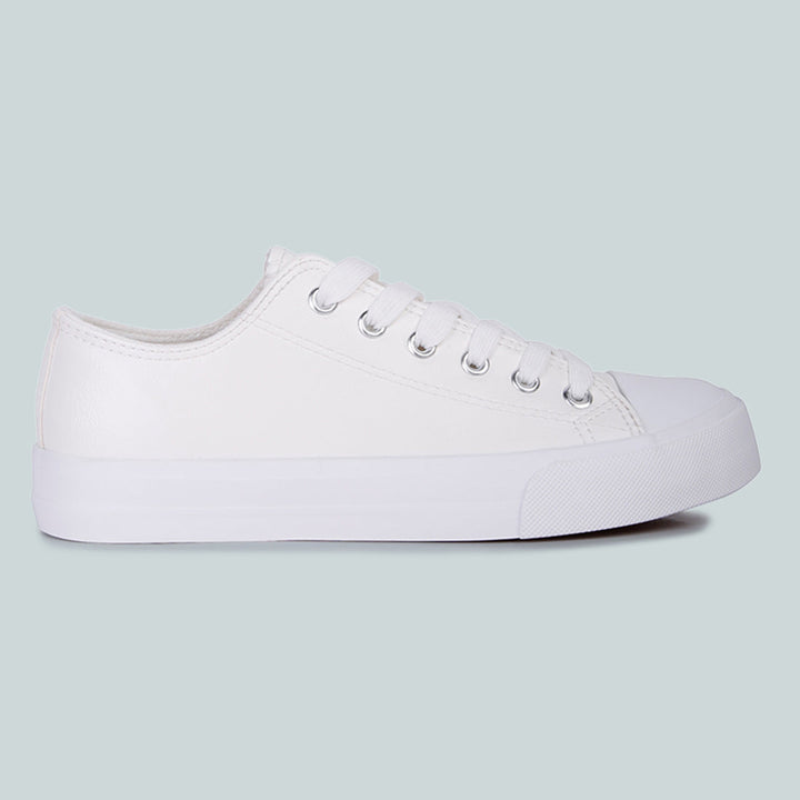 White Canvas Sneakers