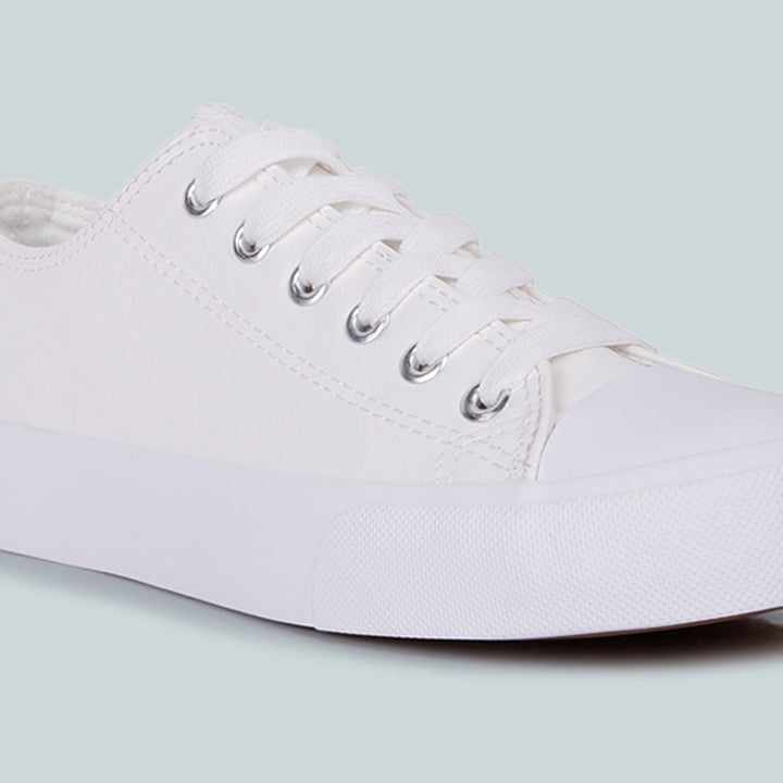White Canvas Sneakers
