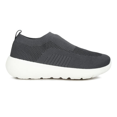 knitted slip on sneakers#color_grey
