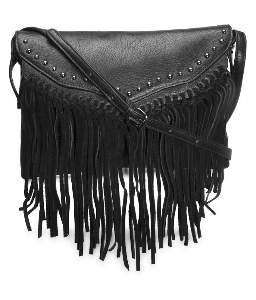 Black Sling Bag - Black