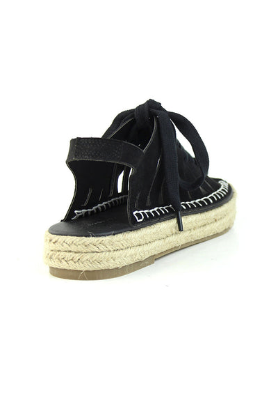 Black Peep Toes Sandals - Black