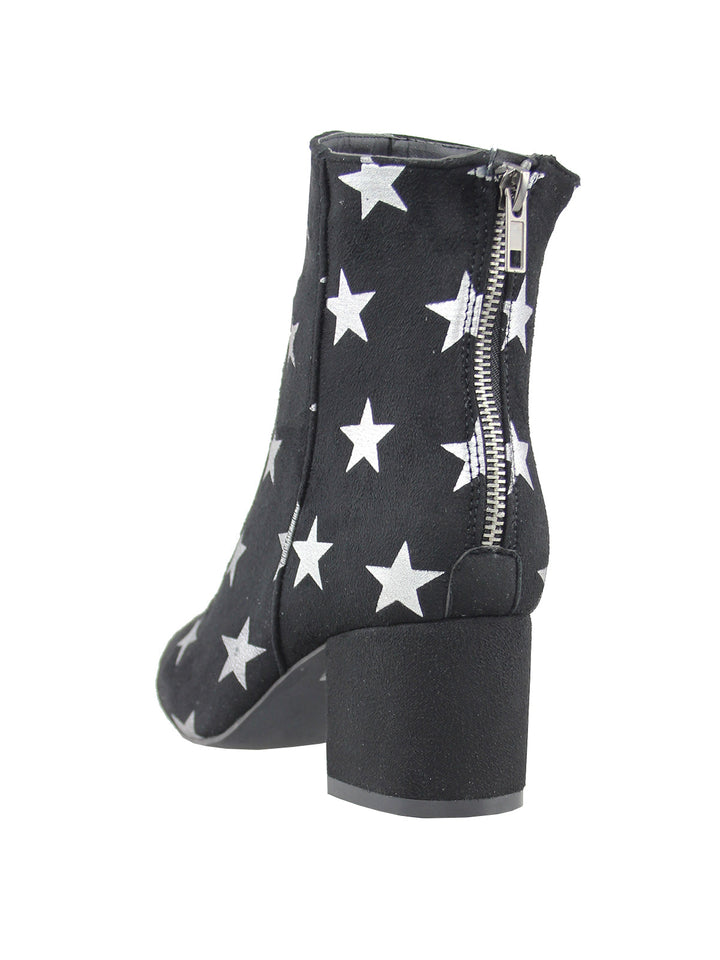 Black/Silver Boots - Black