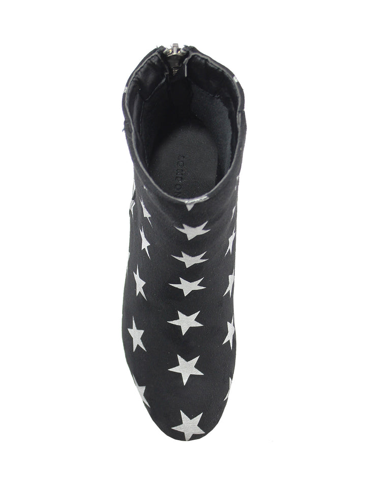 Black/Silver Boots - Black