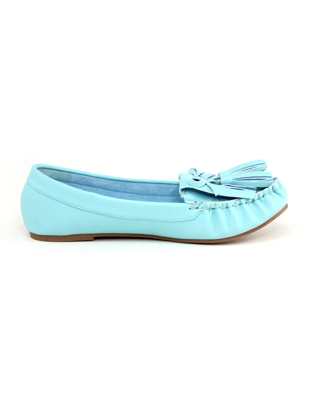 Blue Slip-On Ballerina - Blue