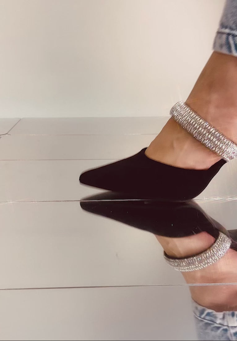 fauci diamante strap heeled mules#color_grey